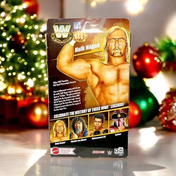 Hulk Hogan Action Figure WWE ELITE COLLECTION LEGENDS SERIES 22 MATTEL 2023 NIB! - Picture 2 of 2